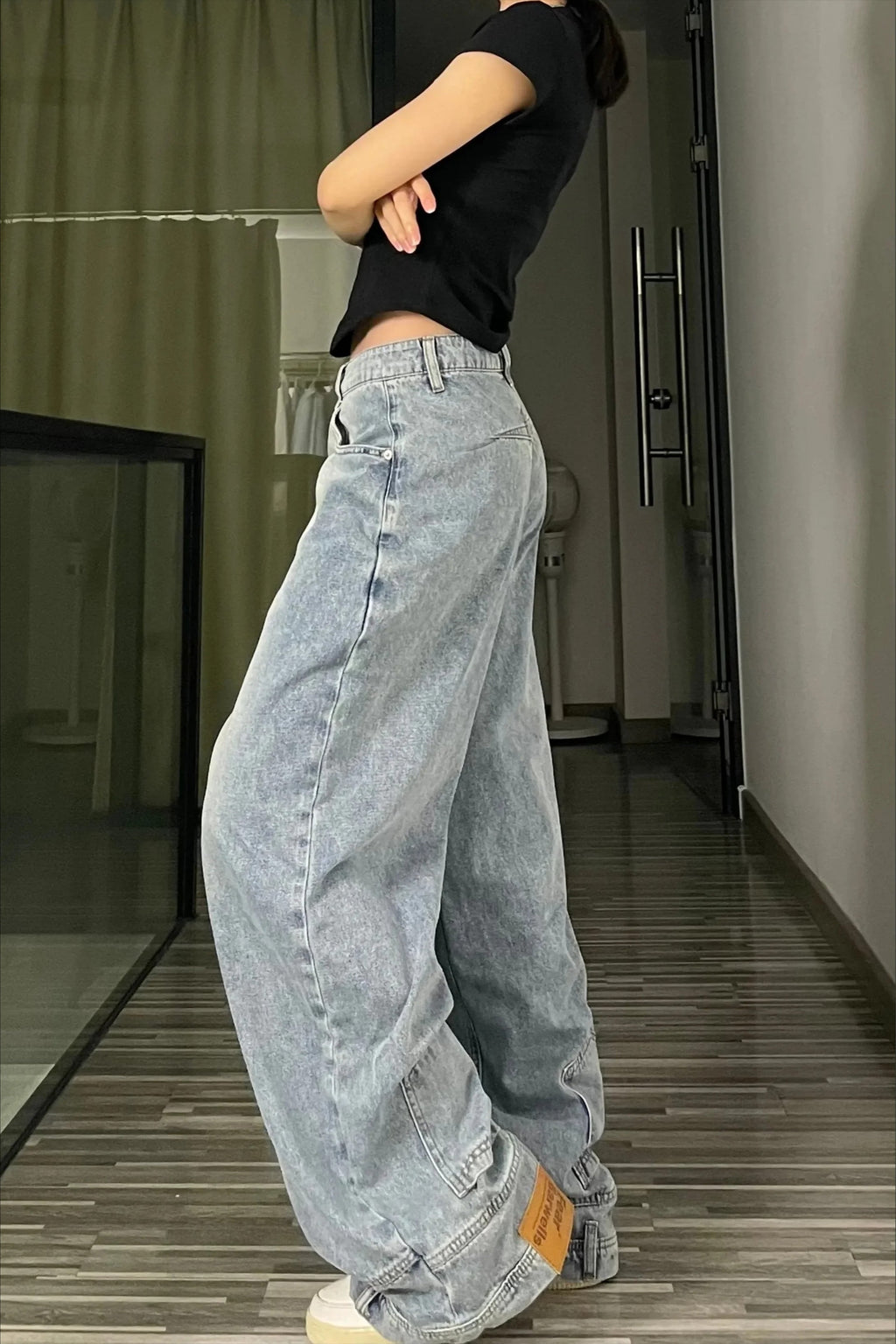 Loose Fit Reverse Pocket Jeans image 2