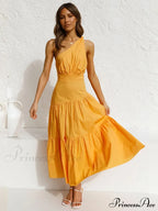 Feathers Strapless Sleeveless Split Hem Evening Maxi Dress image 4