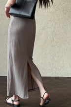 Sleeveless Checkered Bodycon Maxi Dress image 3