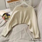 Female Solid Casual Chic Short Knitted Cardigans image 17