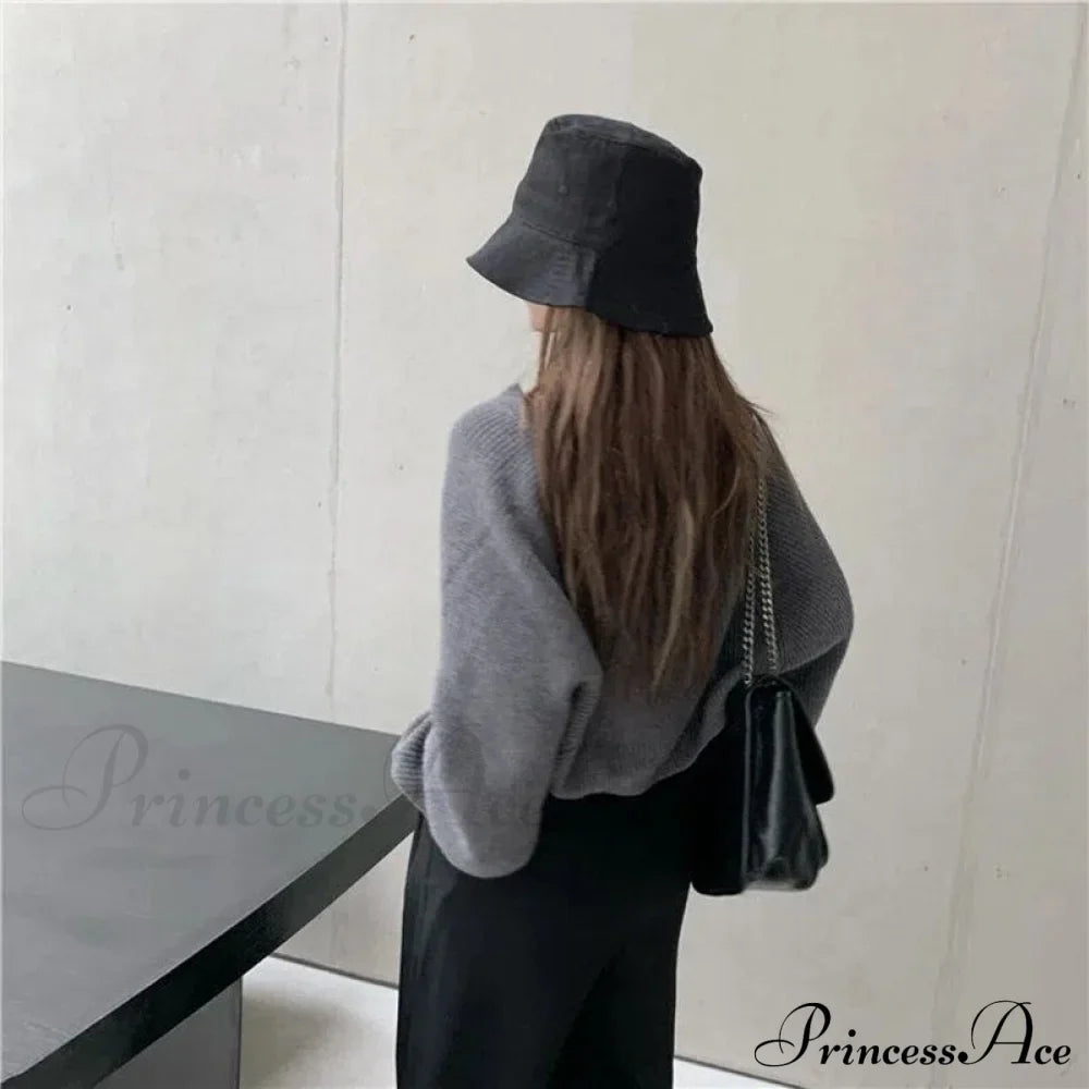 Female Solid Casual Chic Short Knitted Cardigans image 5
