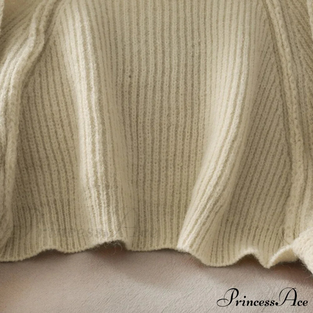 Female Solid Casual Chic Short Knitted Cardigans image 21