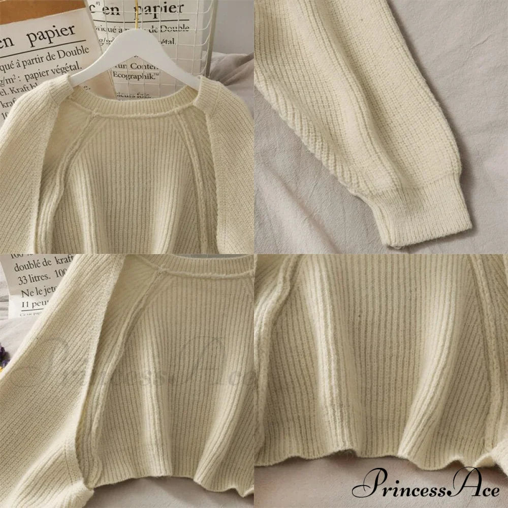 Female Solid Casual Chic Short Knitted Cardigans image 6