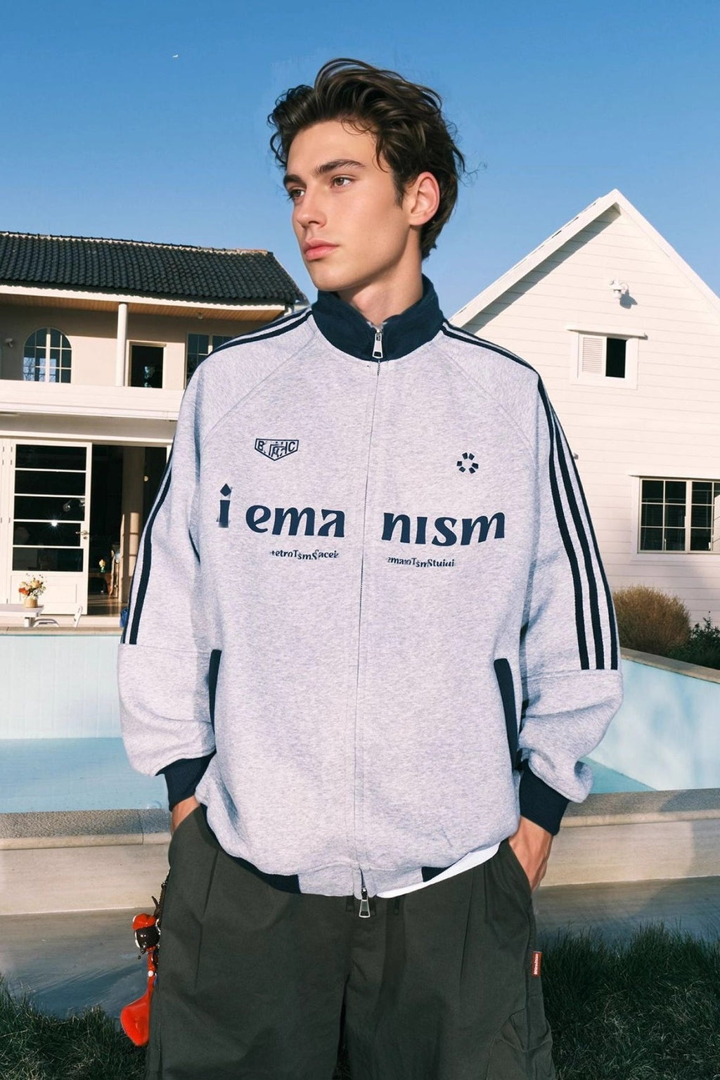 Heavyweight Cotton Zip Up Hoodie image 4