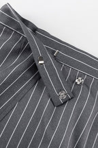 Fashion Striped Suit Blazer Two Piece Set image 8