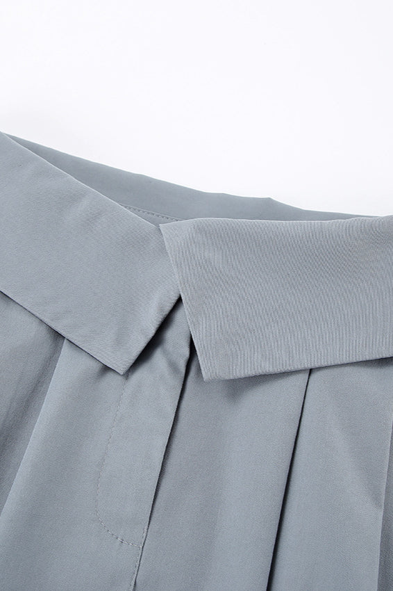 Brit Chic Color-Block Pleated Mini Skirt image 5