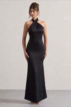 Slim Fit Halter Evening Party Dress image 2
