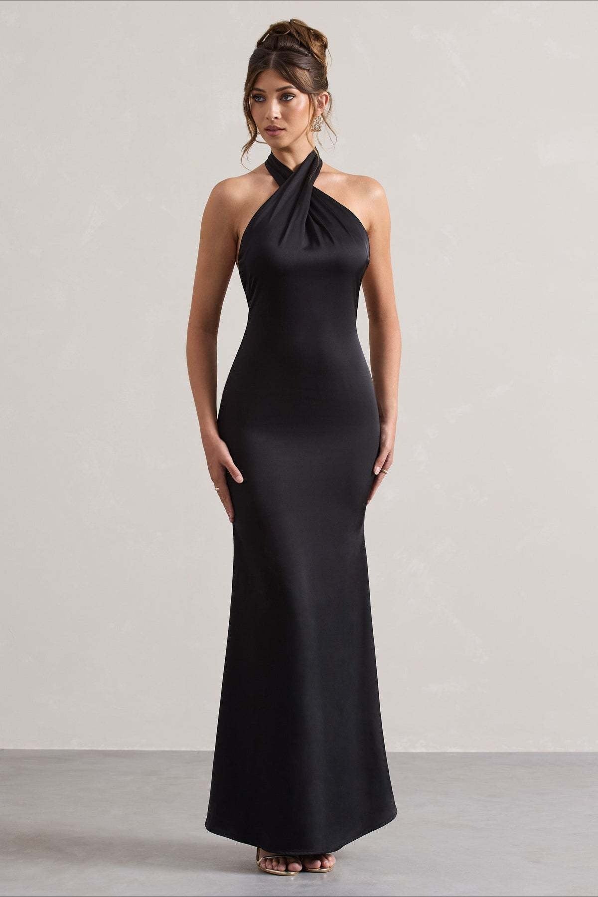 Slim Fit Halter Evening Party Dress image 2