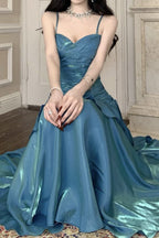 Satin Ruffle Trim Party Dress image 5