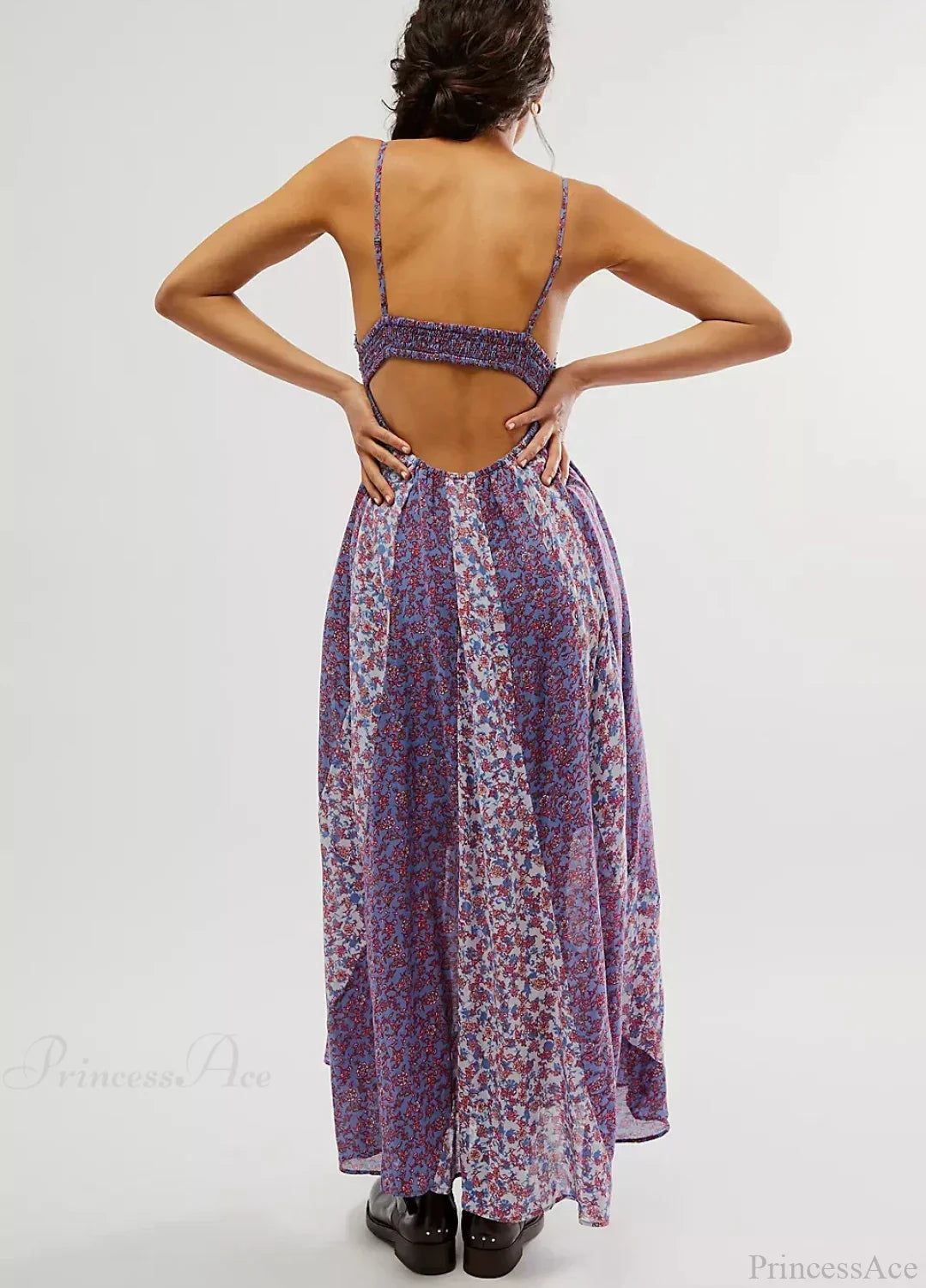 Fine Chiffon Floral Boho Dress image 4