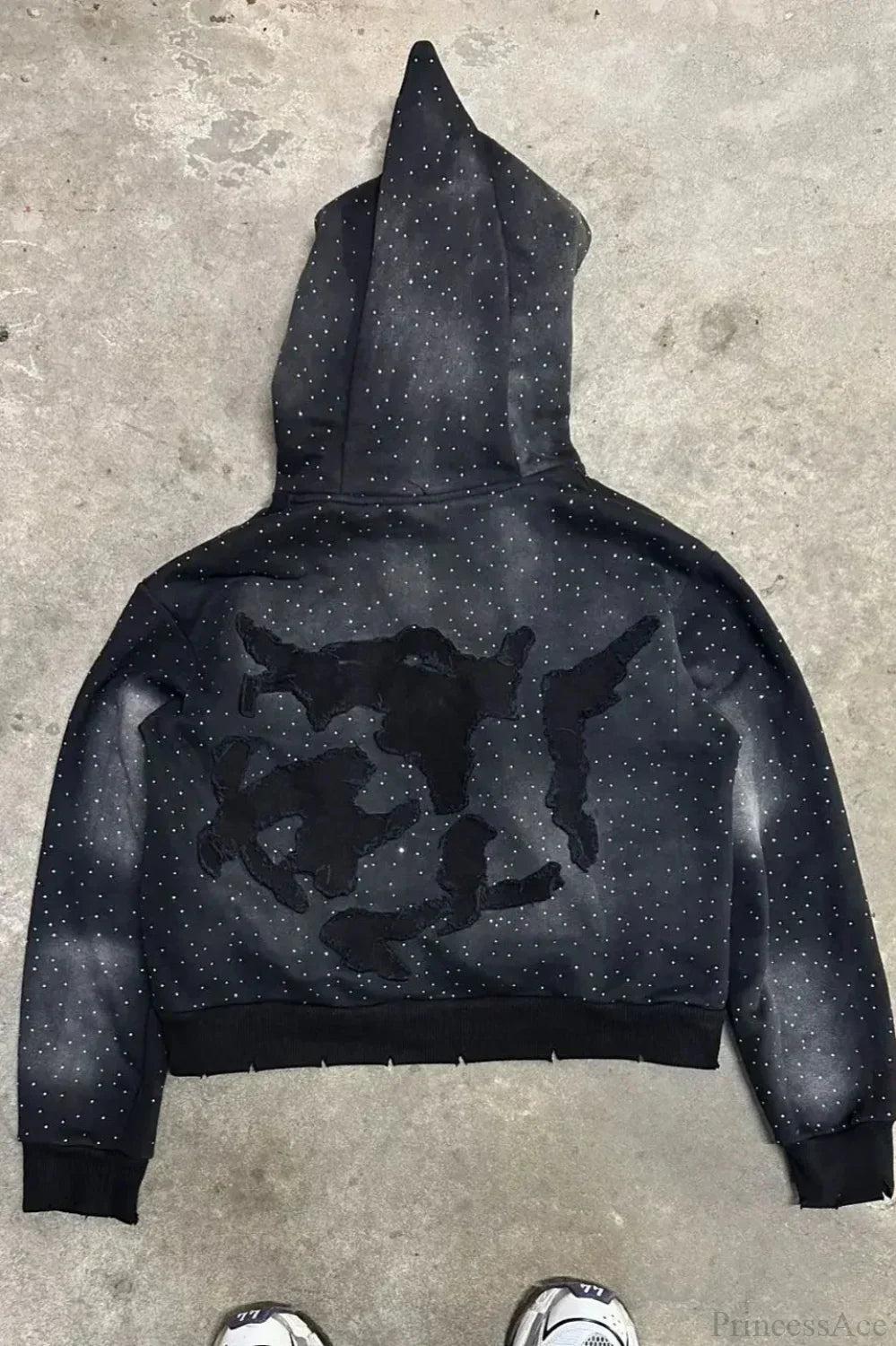 Flash Diamond Oversized Hoodie image 3