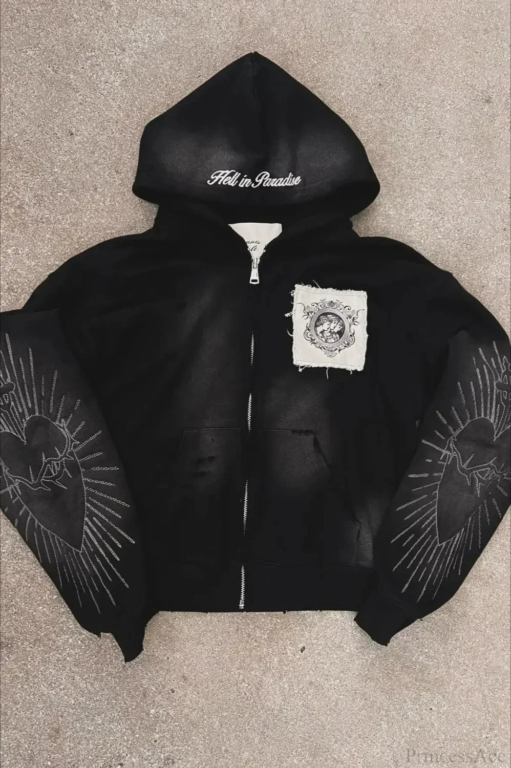 Flash Diamond Oversized Hoodie image 10