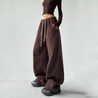 Fleece Thicken Wool Wide Leg Pants image 6