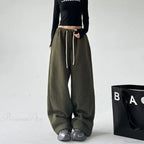 Fleece Thicken Wool Wide Leg Pants image 2