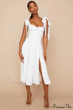 Fleur de Paris Charming Floral Split Midi Dress image 9