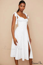 Fleur de Paris Charming Floral Split Midi Dress image 4
