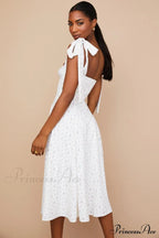 Fleur de Paris Charming Floral Split Midi Dress image 10