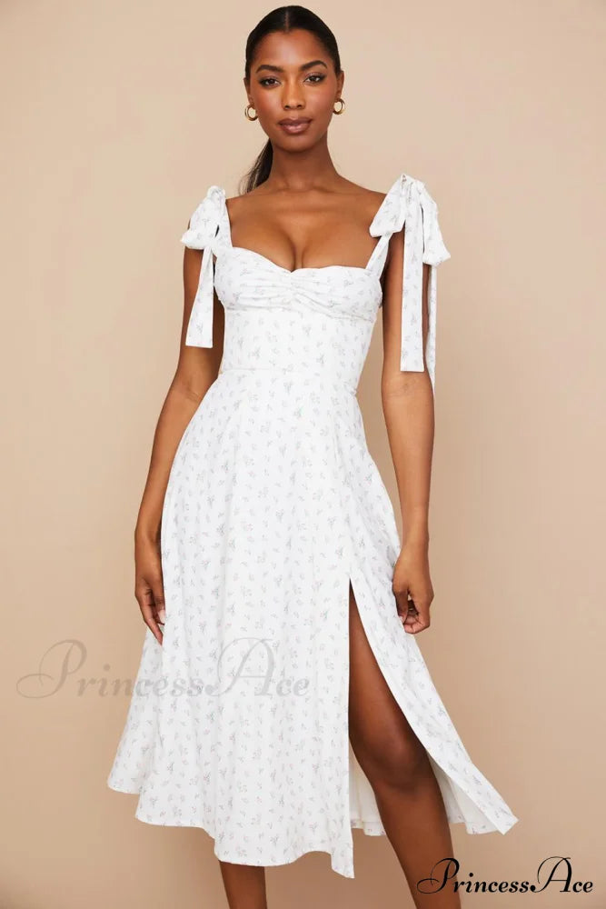 Fleur de Paris Charming Floral Split Midi Dress image 2
