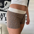 Floral Button Stretch Lounge Short image 6