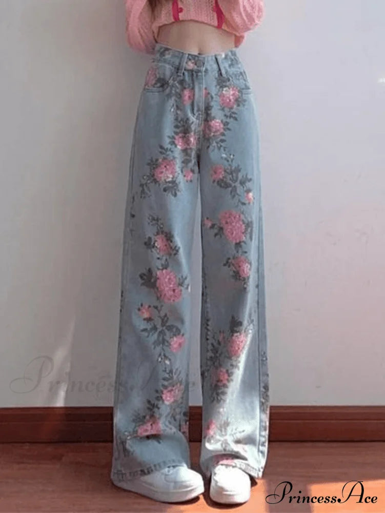 Floral Charming Flare Pants image 1