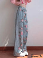 Floral Charming Flare Pants image 3