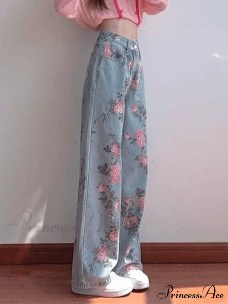 Floral Charming Flare Pants image 3