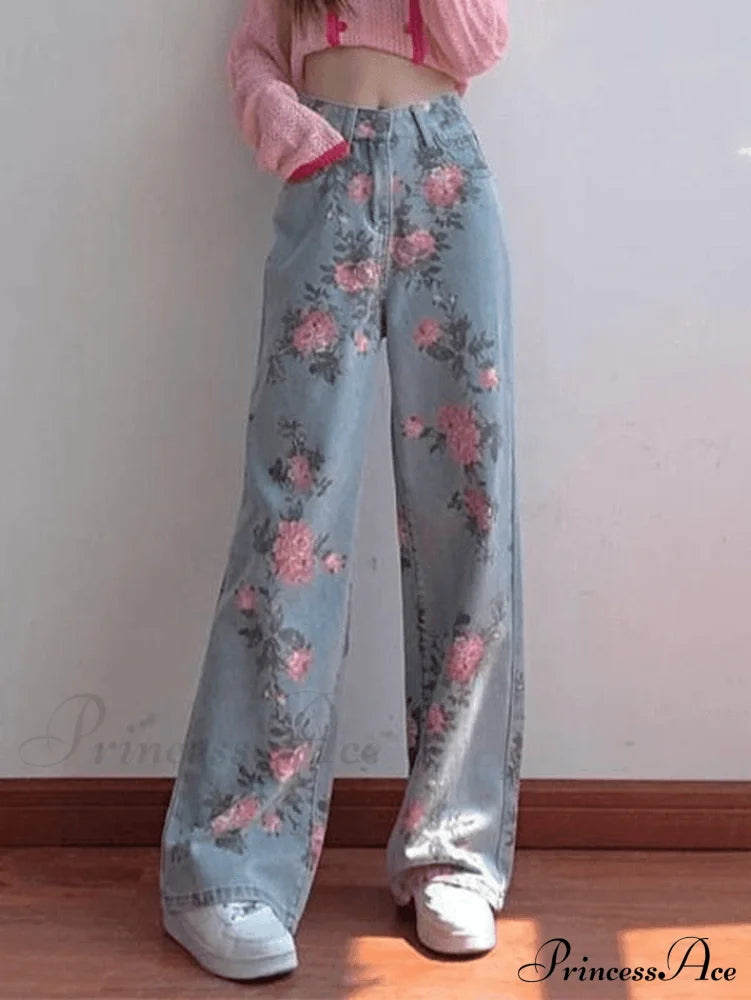 Floral Charming Flare Pants image 2