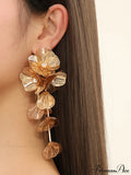 Floral Decor Graceful Fringed Earrings image 1