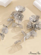 Floral Decor Graceful Fringed Earrings image 3
