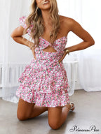 Floral Elegant Mini Dress image 3