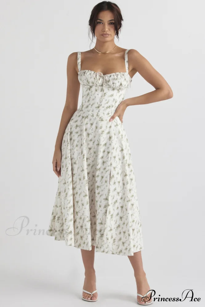 Floral Elegant Print Sundress image 1