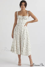 Floral Elegant Print Sundress image 1