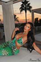 Floral Hollow Backless Tie Bodycon Maxi Dress image 3