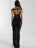 Floral Lace Skirt Suit Vacation Two Piece Set image 5