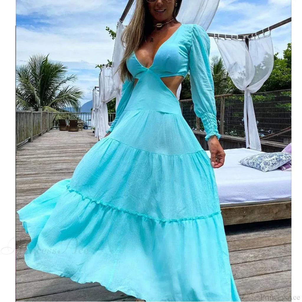 Floral Long Sleeve Beach Kimono Cover Up image 4