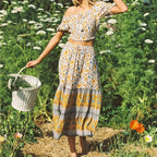 Floral Print Ethnic Beach Boho Rayon Skirt image 4
