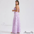 Floral Print Stylish Sheer Maxi Dress image 19