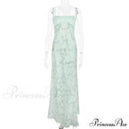 Floral Print Stylish Sheer Maxi Dress image 25
