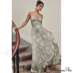 Floral Print Stylish Sheer Maxi Dress image 9