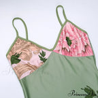 Floral Print Suspender V-neck Maxi Chic Female Beach Party Club Bodycon Dress image 5