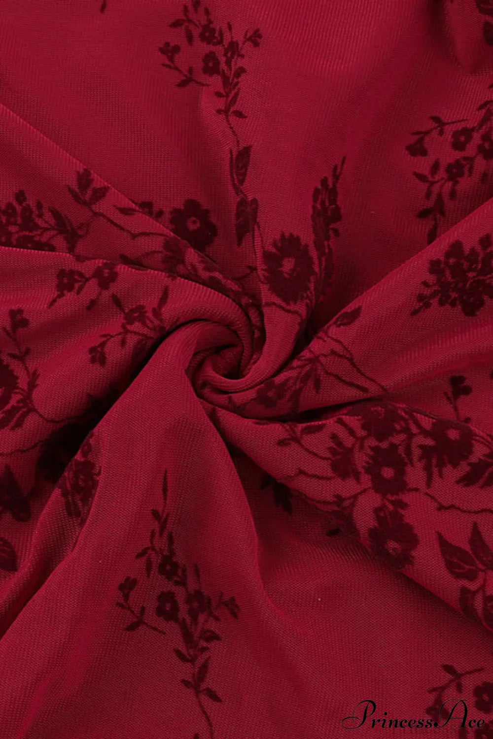 Floral Print V-Neck Sleeveless Fitted Party Dress image 10