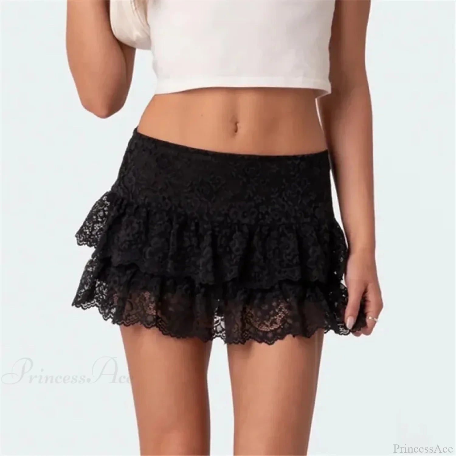 Floral Ruffles Fairycore Skirt image 5