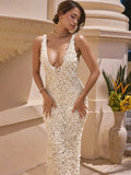 Floral Slim Bodycon Maxi Vacation Dress image 1