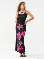 Floral Spaghetti Straps Sleeveless Slip Floral Dress image 7