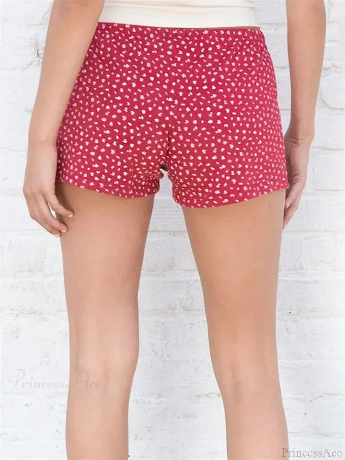 Floral Striped Button Party Short image 4