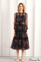 Floral Wonder Stylish Midi Dress image 3