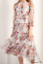 Floral Wonder Stylish Midi Dress image 14