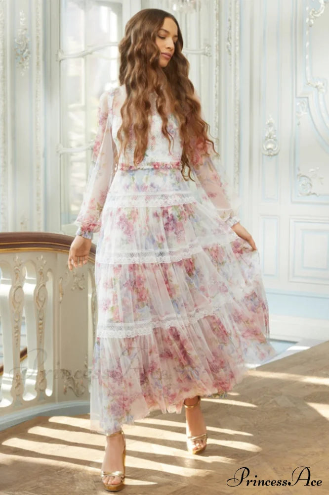 Floral Wonder Stylish Midi Dress image 1