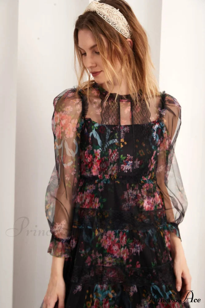 Floral Wonder Stylish Midi Dress image 5