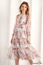 Floral Wonder Stylish Midi Dress image 10